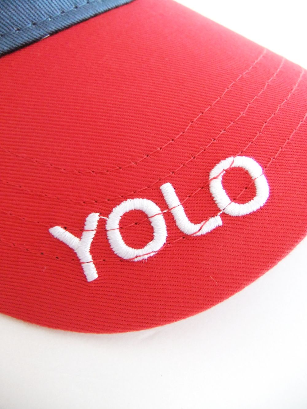MESH TOUR CAP ( ダークブルー×レッド ) ロゴ入りキャップ RSA-22001
