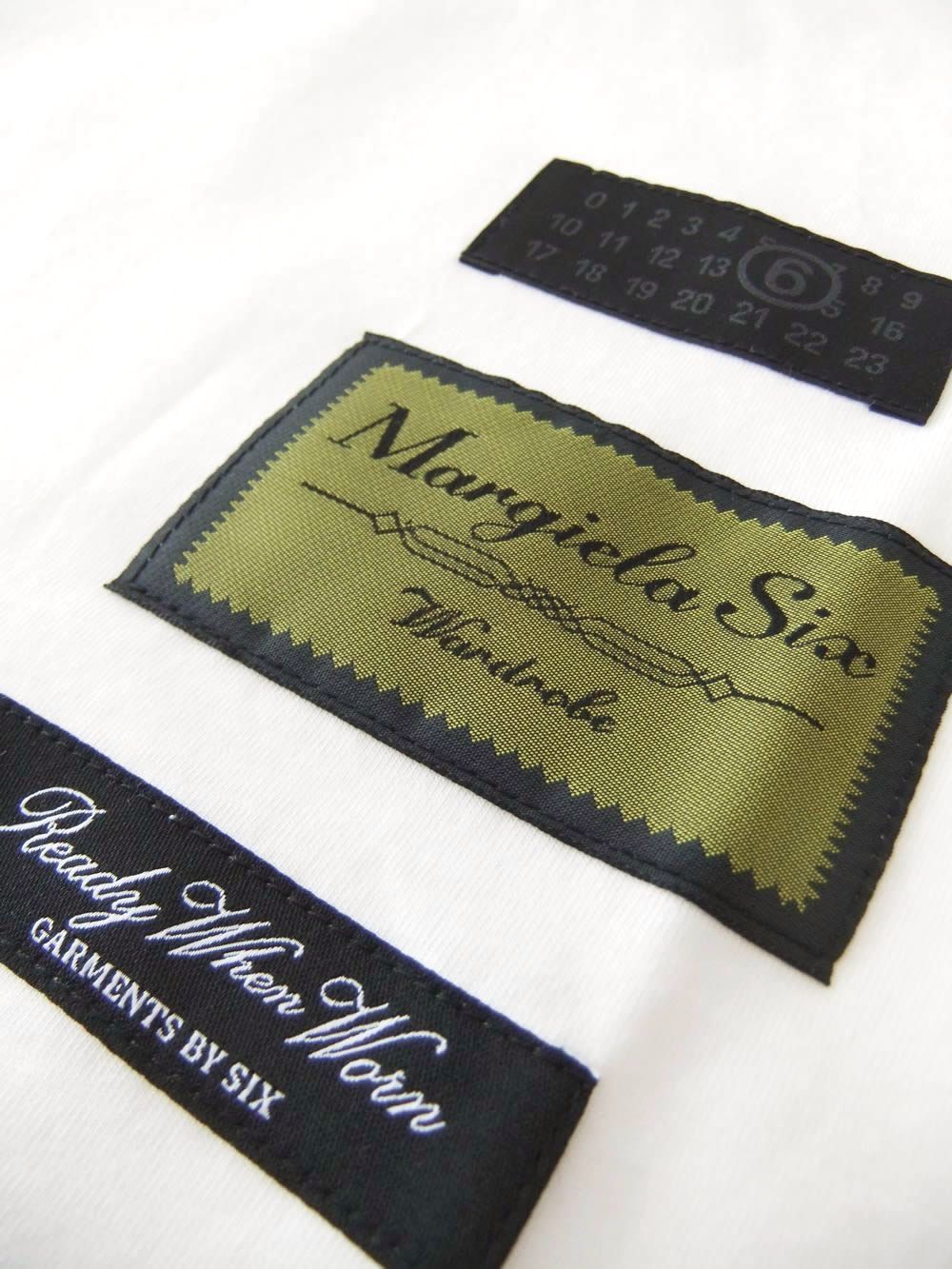 《MM➅》 Maison Margiela 6 LOGO LABEL PATCH T-SHIRT   ラベルパッチ Tシャツ