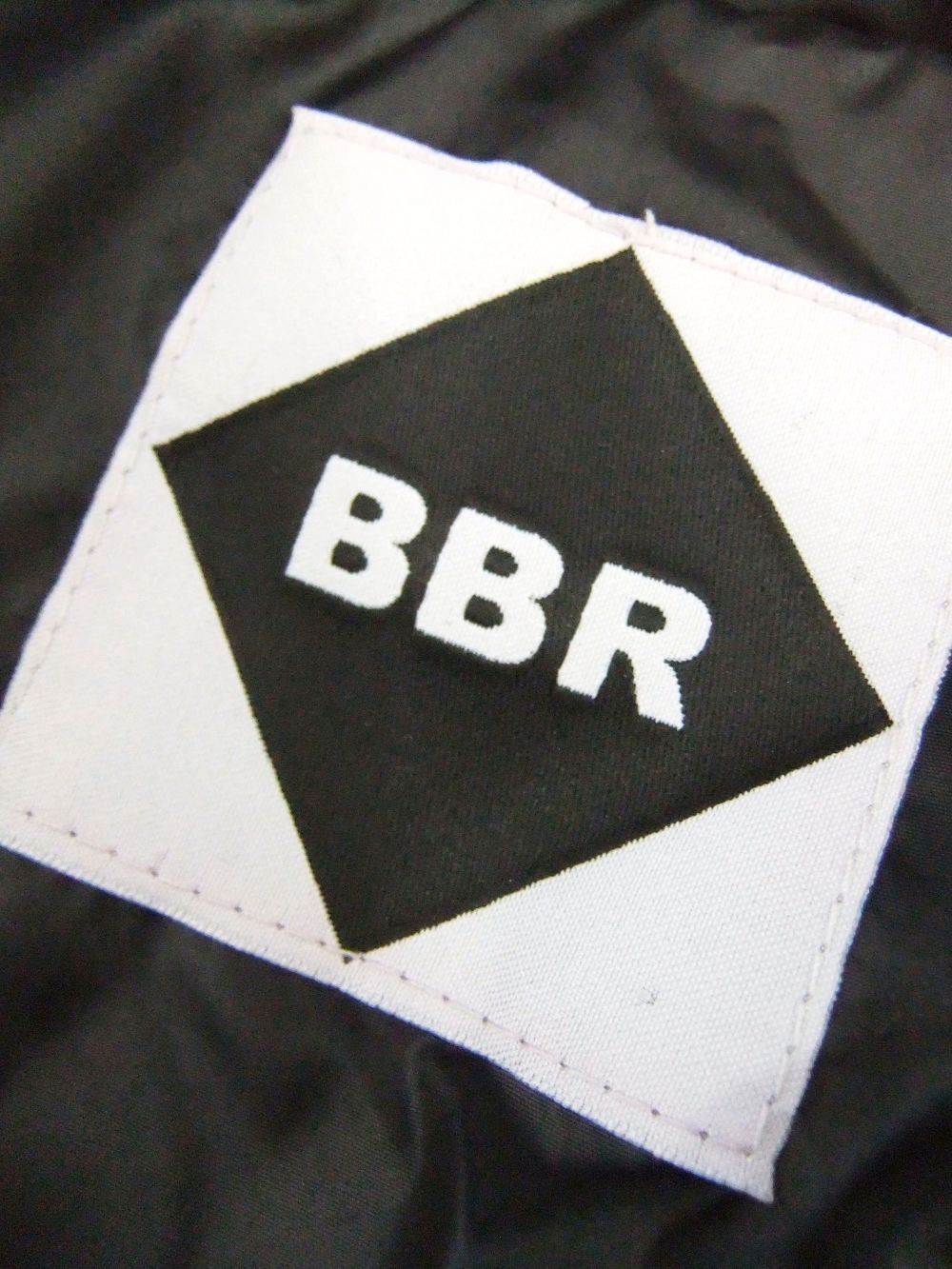 BBR  ダウン × ニット ハイブリッド ロング ダッフル コート  (ブラック)