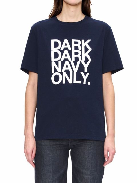 《LADIES》 A.P.C.  DARK DARK NAVY ONLY T-shirt  ダークネイビー のみのTシャツ