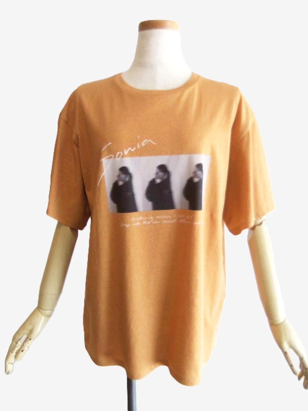 VINTAGE LIKE PHOT Tシャツ   (オレンジ) 625943