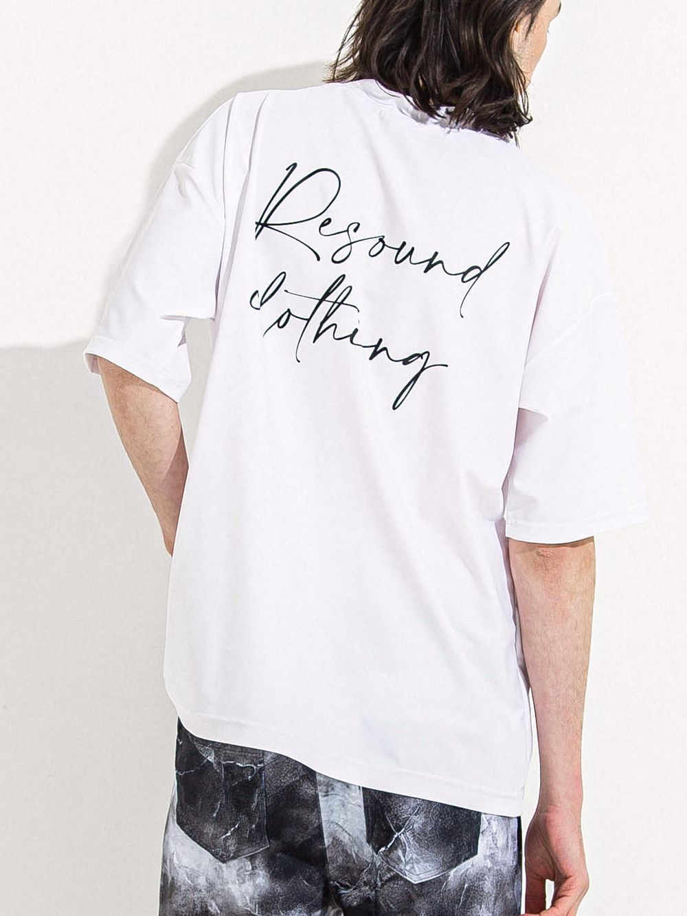 ID RUSH OVER T  (ホワイト)   オーバーサイズ ラッシュガード Tシャツ