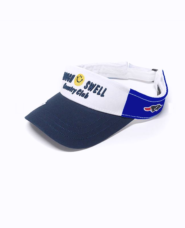 SMILE SUN VISOR  (ブルー) ロゴ入りサンバイザー  RSA-25009