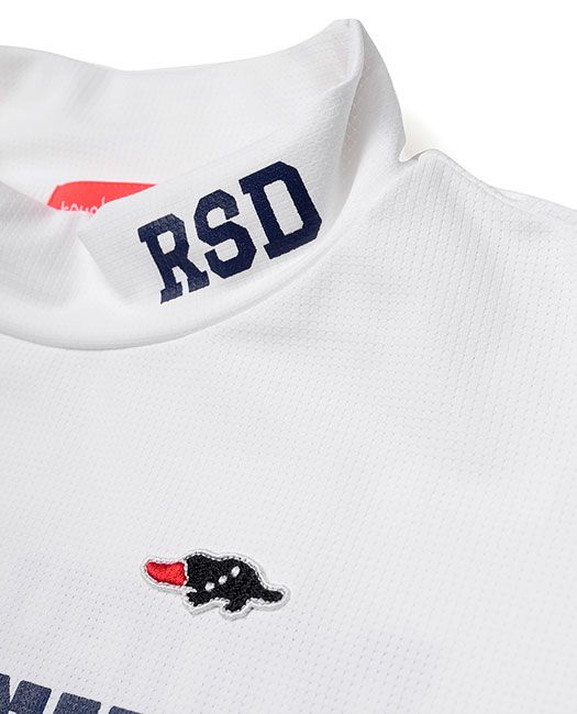 【LADIES】 DUCKBILLS MOCK W.  (ホワイト) ロゴモックネック   RSL-21013