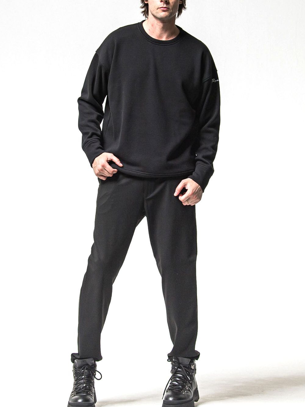 PAT WIDE EASY PANTS  ワイドテーパード イージーパンツ