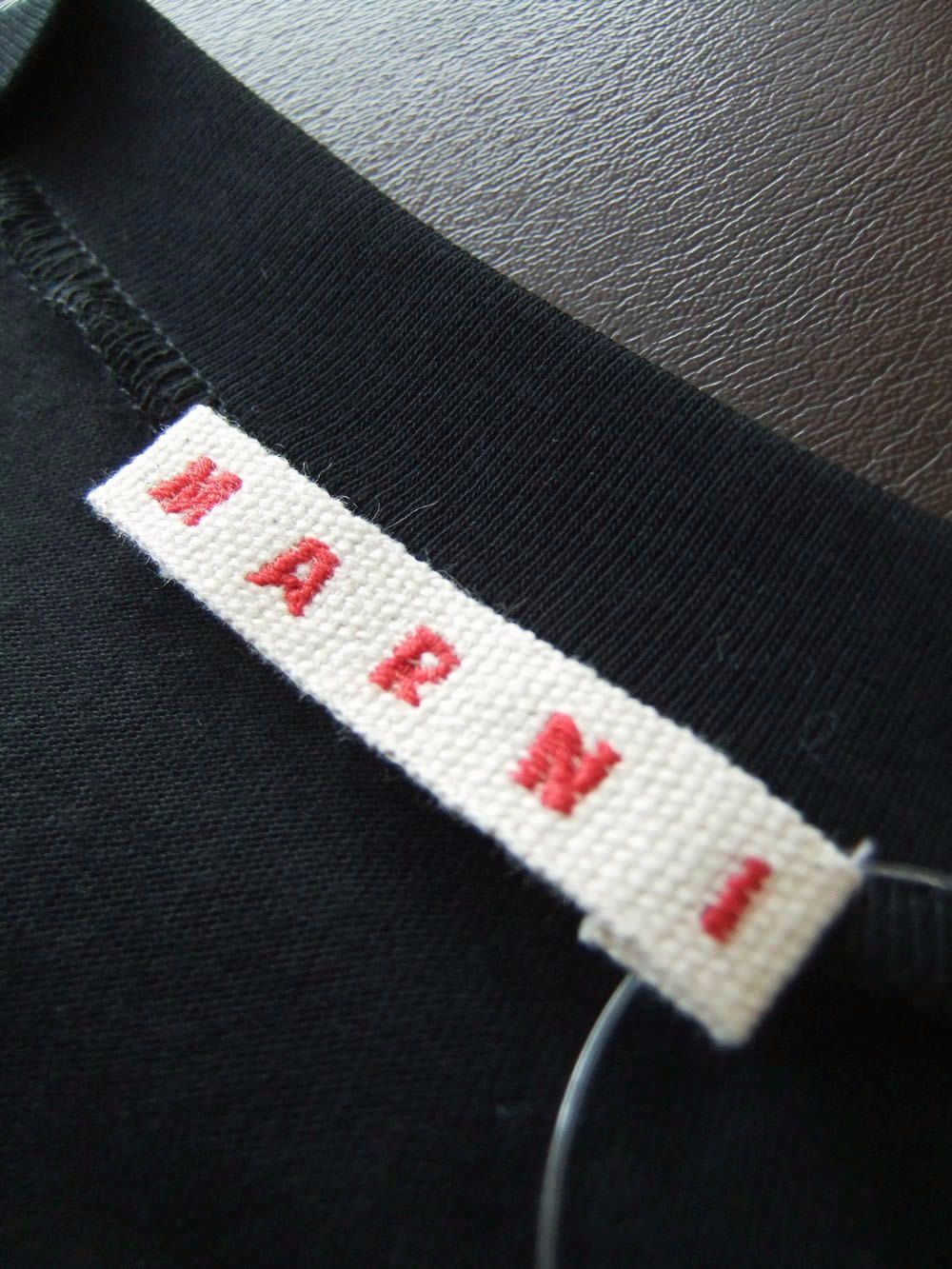 MARNI KIDS  パッチワーク ロゴ 刺繍入り レディース ガールズ Tシャツ