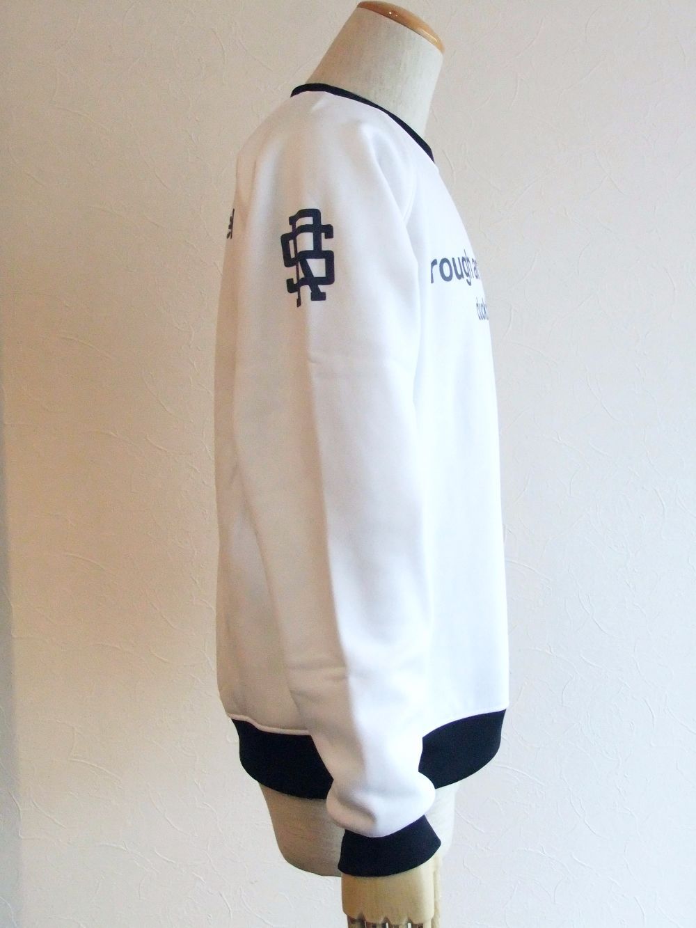 CARDBOARD SWEAT  ロゴ入りスウェットシャツ  ( ホワイト )  RSM-20202