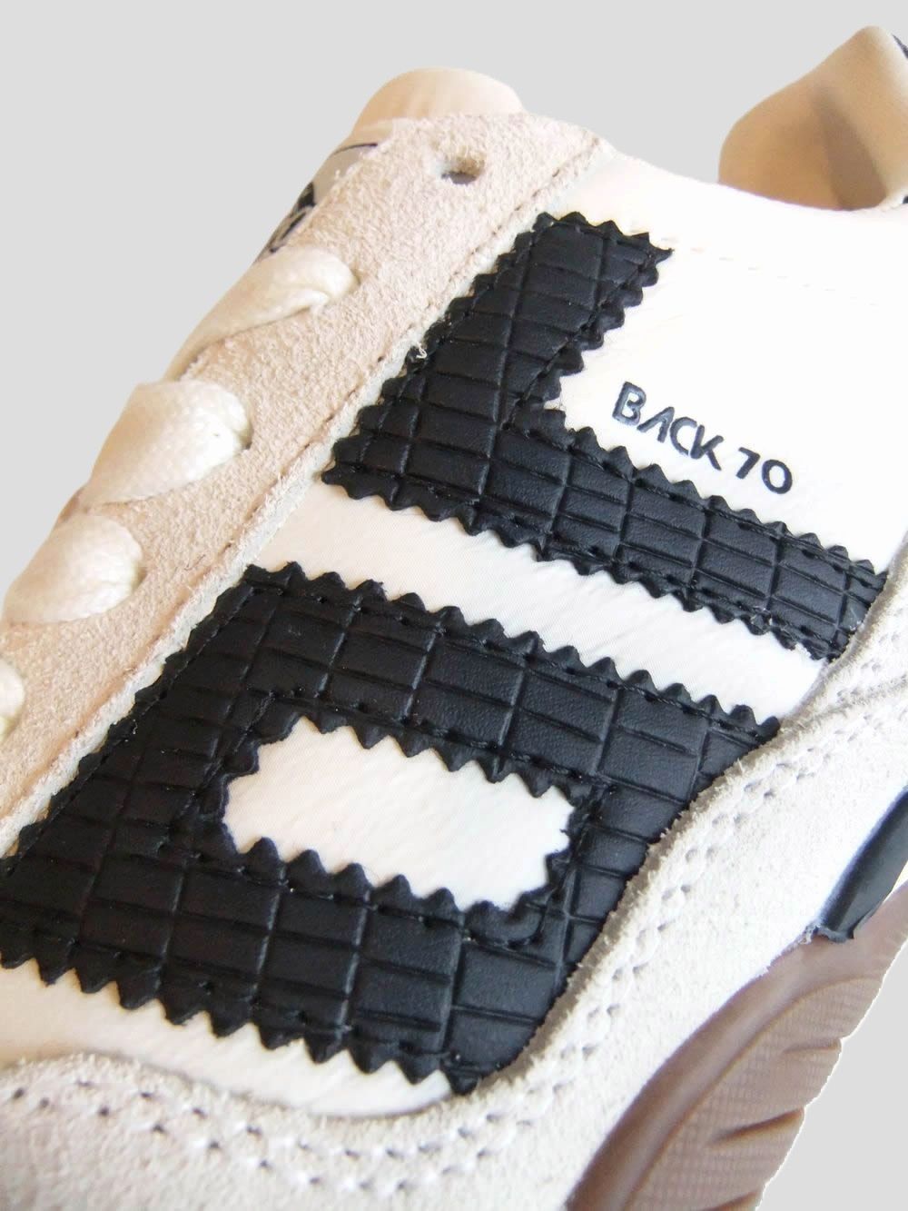 【BACK70】 FIRE BALL SPONGY NYLON BUTTER 70  （ホワイト） ファイヤーボール ナイロン スニーカー