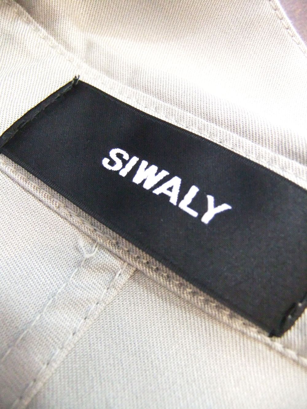 【SIWALY】 バック ギャザー ロング オーバーシャツ  520405