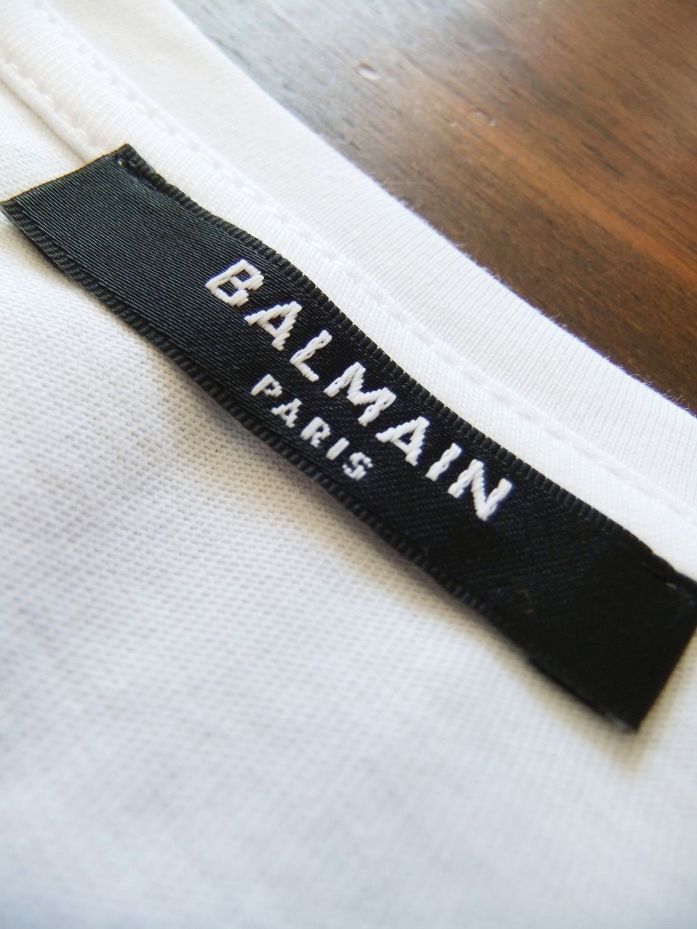 BALMAIN - ホワイト コットン Tシャツ ホワイト Balmain Paris ...