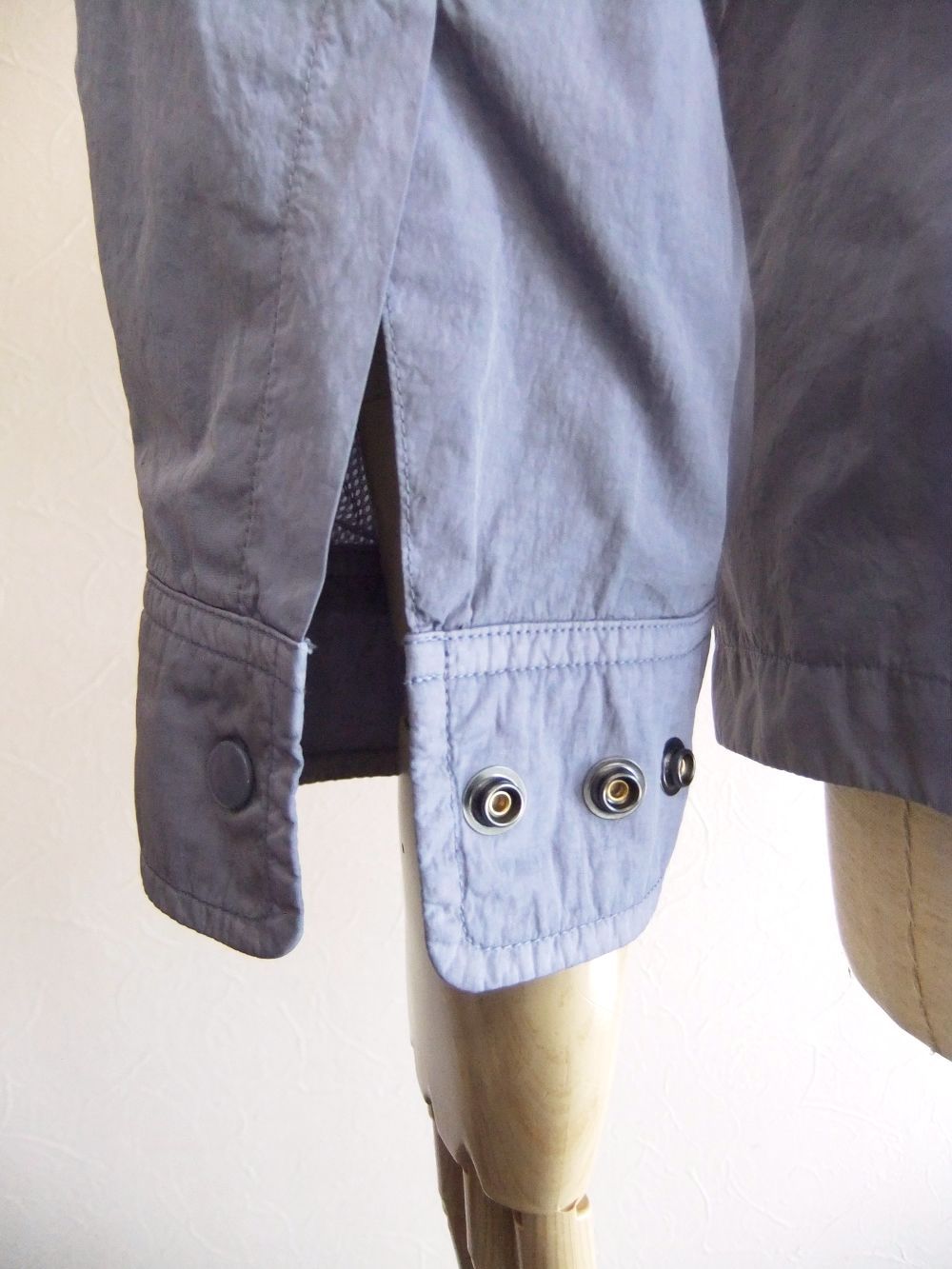 CHROME-R  FULL ZIP OVERSHIRT  (ラベンダー)  ジップアップ オーバーシャツ