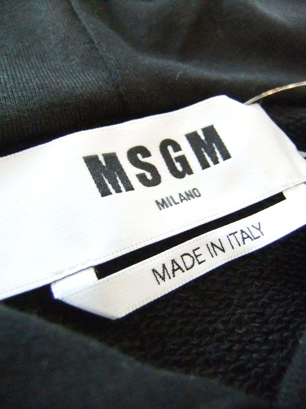 《LADIES》 ロゴ入りリブ スウェット ショート パーカー   2941-MDM183