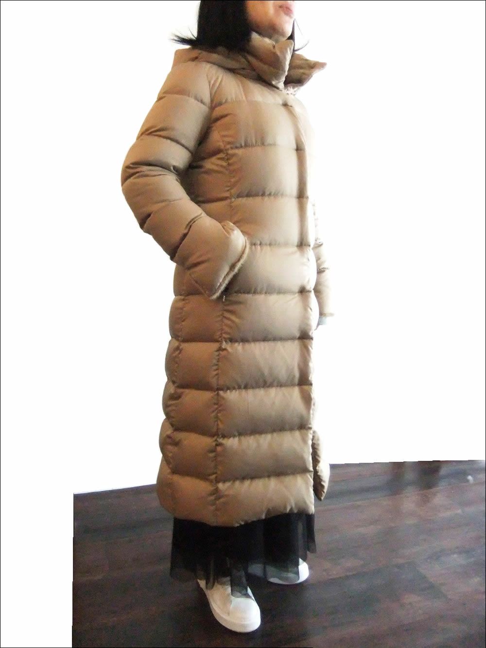 【LADIES】 ARENDELLE & LADY FAUX FUR ロングコート  PI001794D