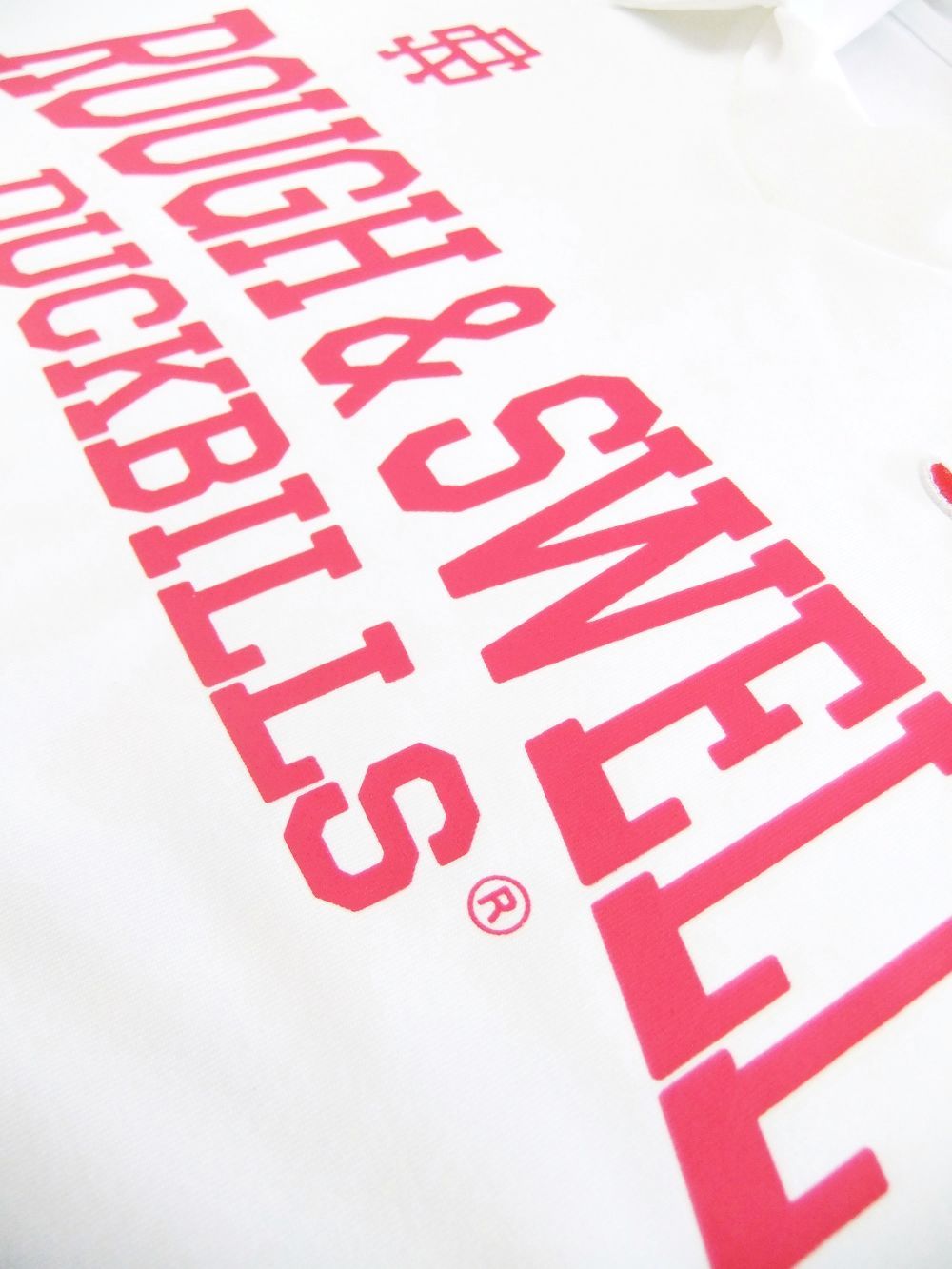 【LADIES】DUCKBILLS SKIPPER W.  (ホワイト)   半袖スキッパーポロ  RSL-21012