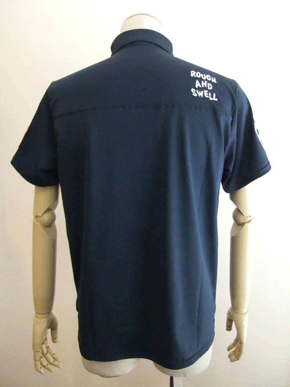 FAT BOY POLO  (ネイビー)   半袖ポロシャツ  RSM-21003