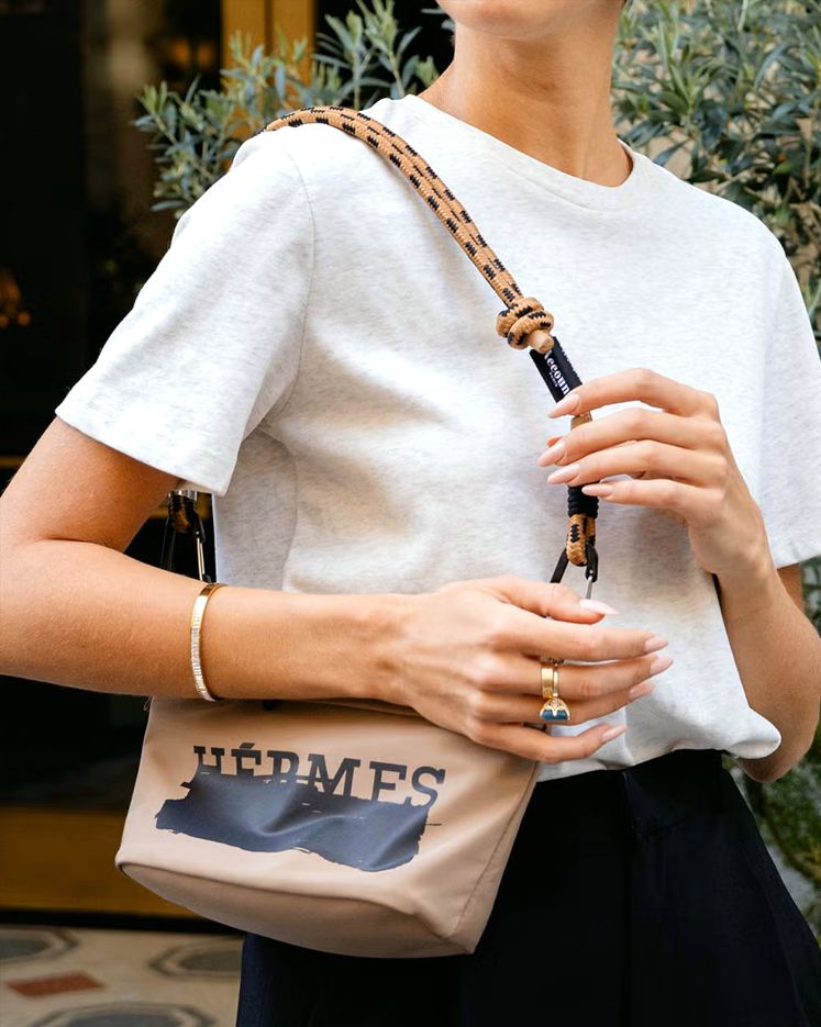 【MICALLE MICALLE Account】 HOMMAGE  HRFMFS SHOULDER BAG STRAP SET (ベージュ) オマージュ ショルダーバッグ  MAC105GEE