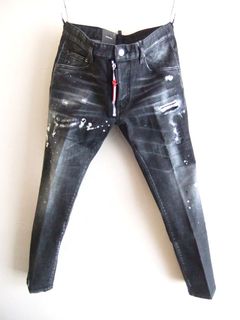 BLACK PIONER WASH SKATER JEANS  スケーター ジーンズ   S74LB1451