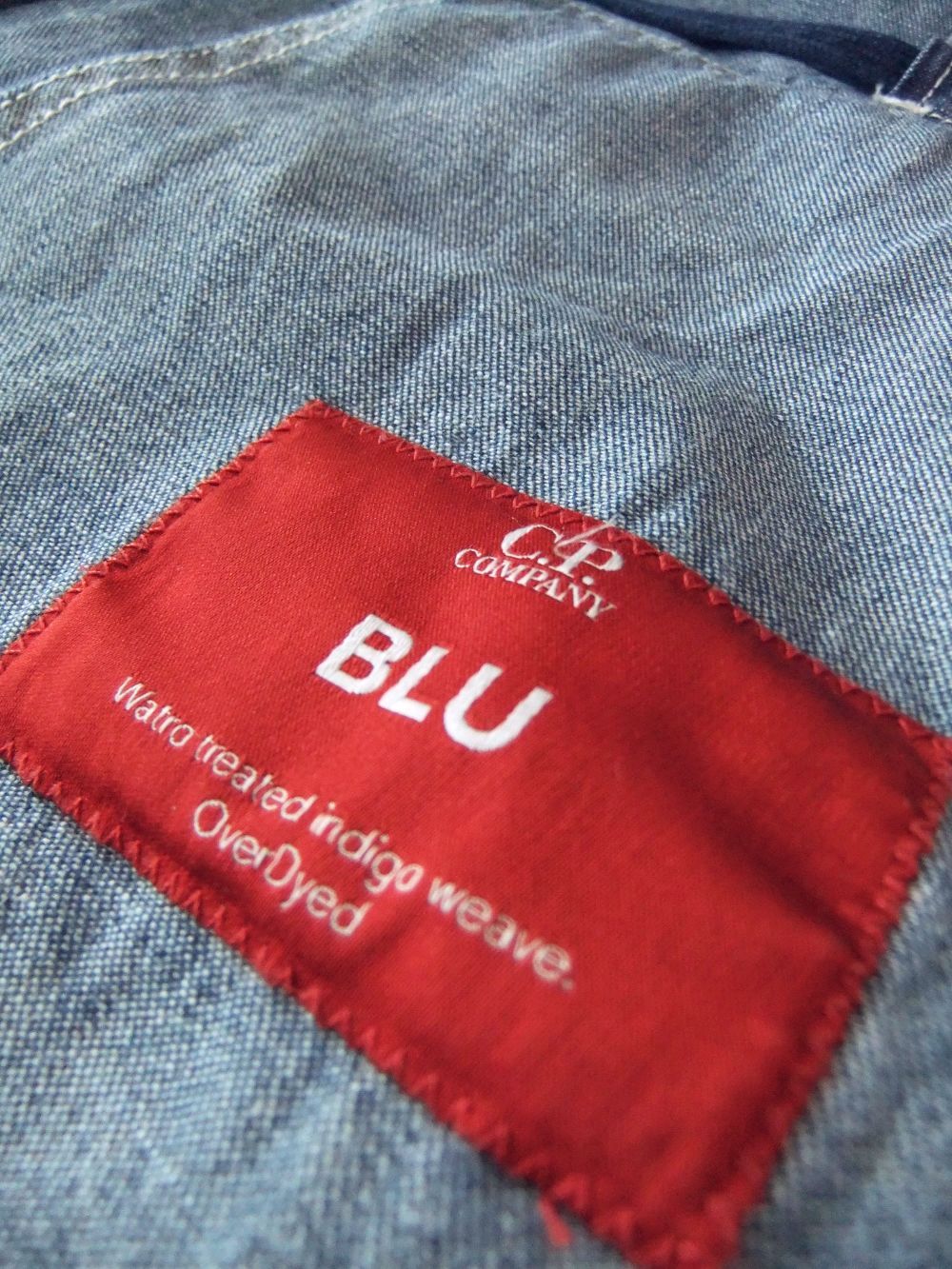 BLU GOGGLE JACKET   ジップ デニム ブルゾン