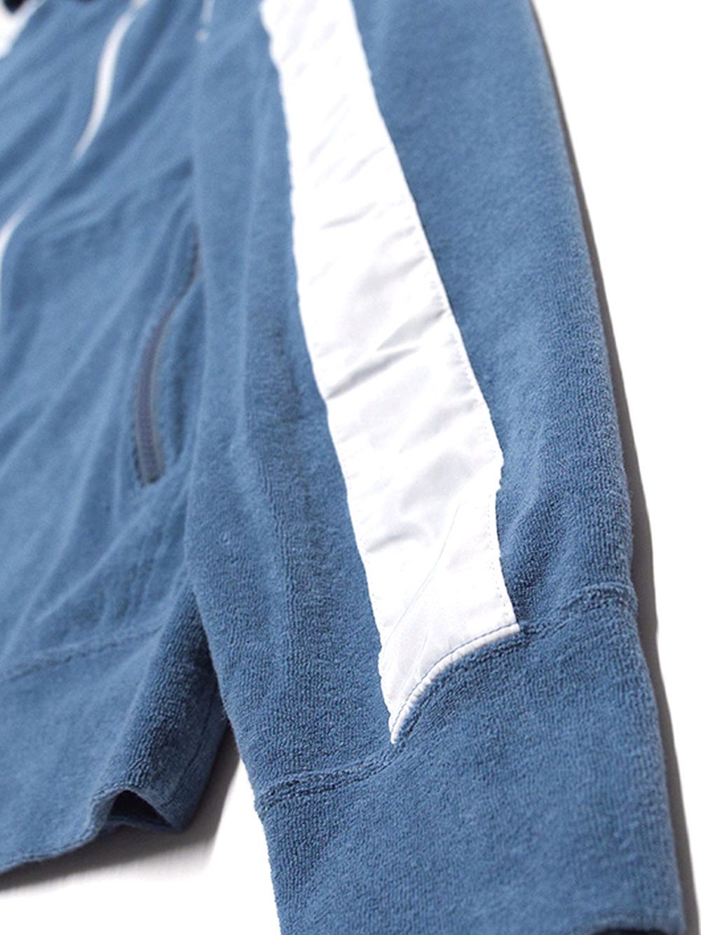 HUNTINGTON HOODIE  (ブルーグレー)  ロゴ入り  ZIP パーカー   RSM-24054