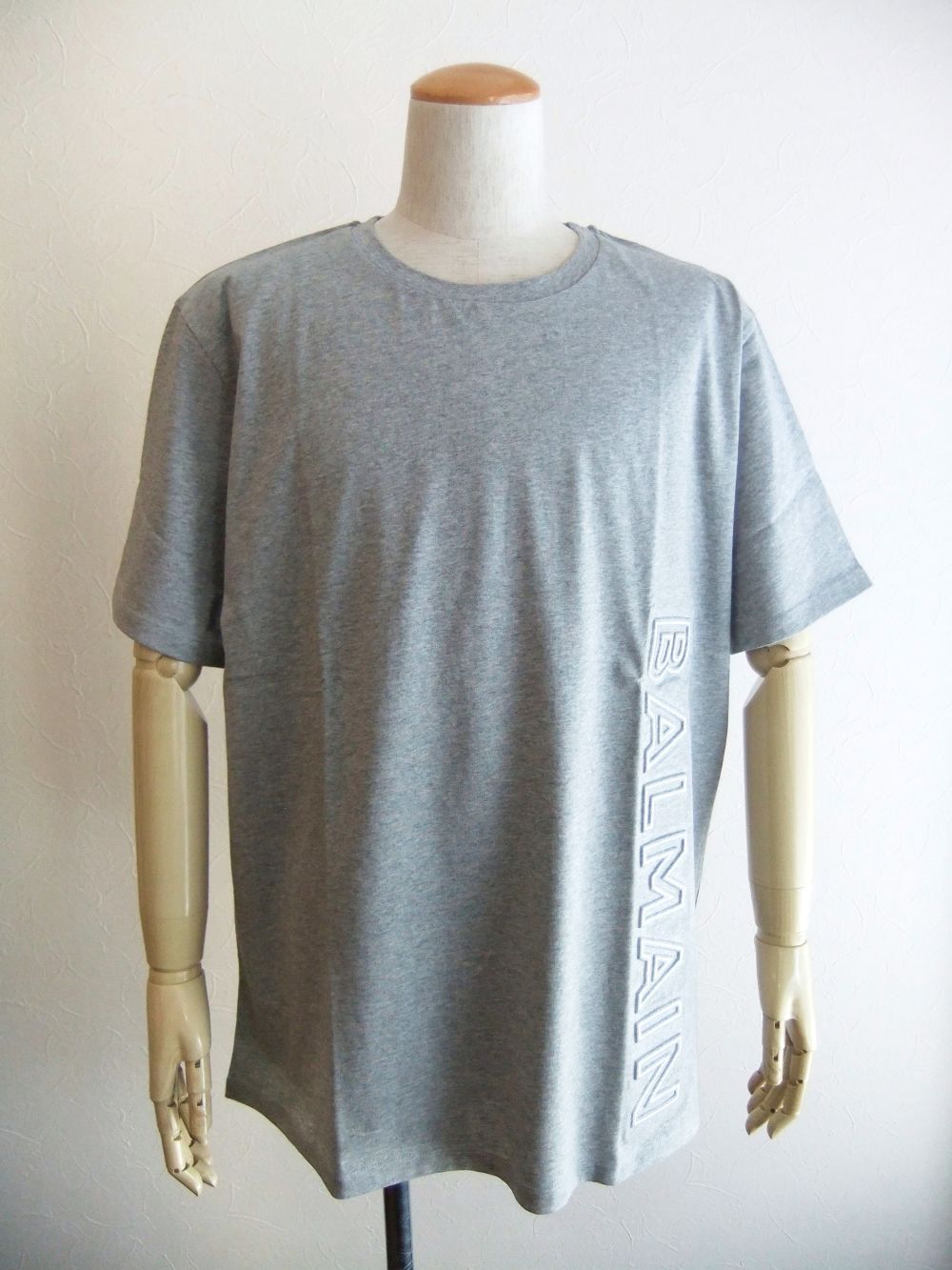 リフレクティブ Balmain ロゴ エコ コットン Tシャツ  EGO10BC22