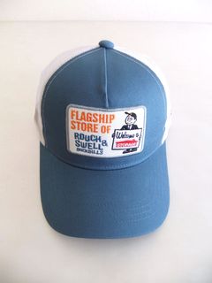 TRUCKER CAP  (ブルー)   ロゴ入りキャップ    RSA-24006
