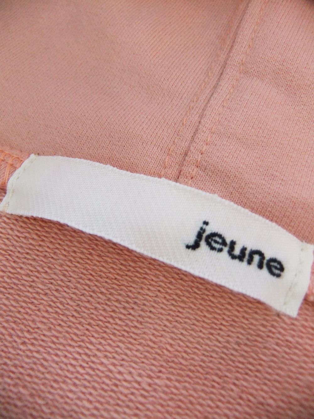 【jeune】 コットン ミニ裏毛 グラデーション パーカー  J131610M