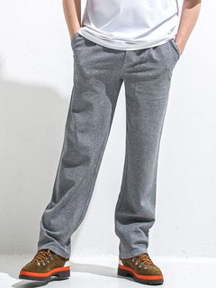 SEMI WIDE TUCK PANTS   ワイド イージーパンツ （グレー）