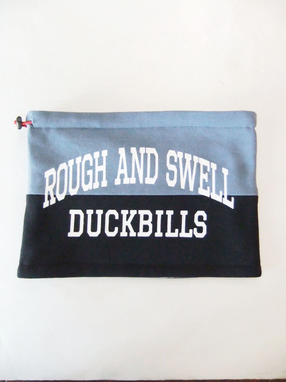 ANDY  NECK WARMER ( ブルーグレー×ネイビー )  フリース/スウェット ネックウォーマー