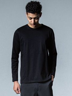 longsleave t-shirts    ロングスリーブ Tシャツ (ブラック)   RC33-T-001