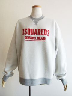 LADIES  D2/MILANO CREWNECK SWEATSHIRT  ロゴ刺繡 スウェットシャツ  S72GU0341
