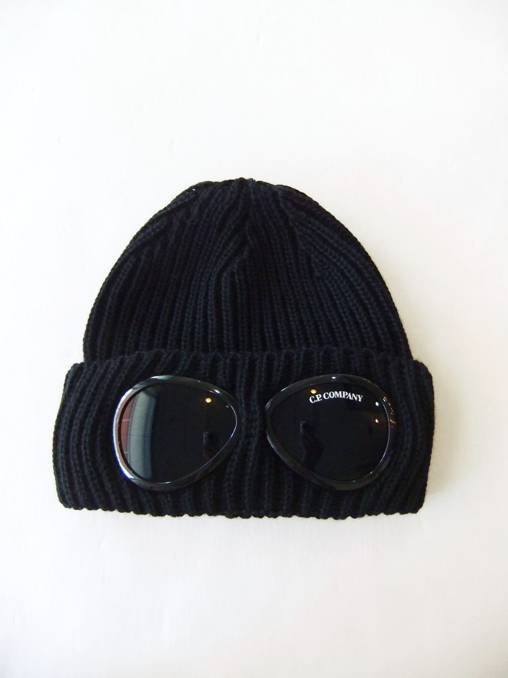 C.P. COMPANY - EXTRA FINE MERINO WOOL GOGGLE BEANIE ゴーグル 