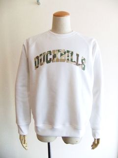 PANTHER SWEAT (ホワイト) ロゴ裏起毛 スウェットシャツ  RSM-23206