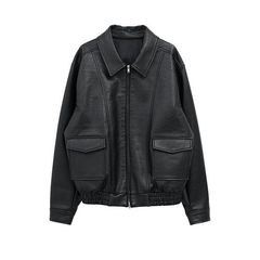 フェイクレザー ZIP ブルゾン    MMH106JDC