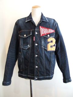 D2 COLLEGE PATCH DENIM JACKET   D2ロゴ デニムジャケット    S74AM1062