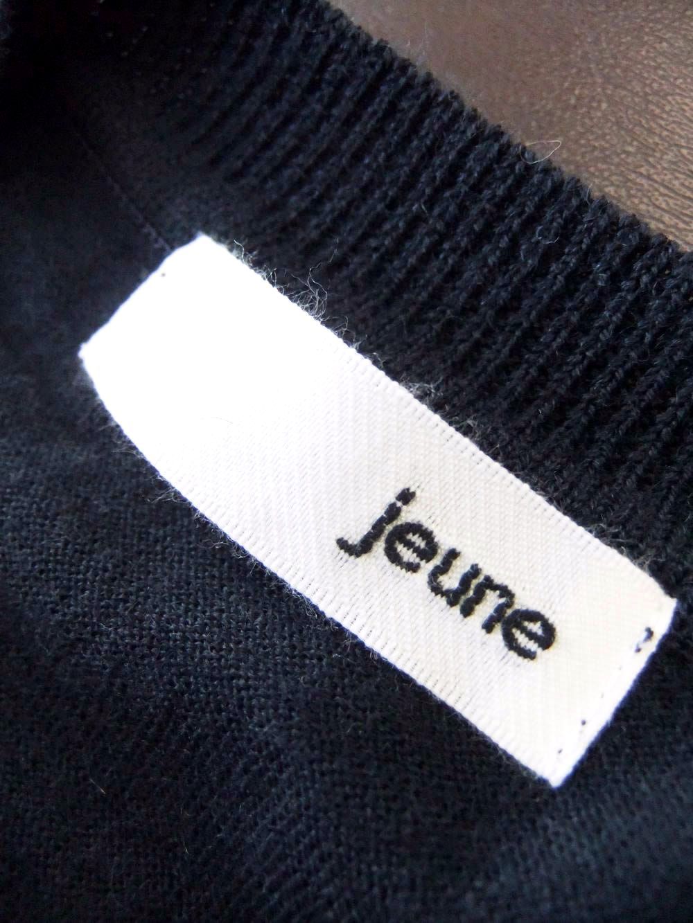 【jeune】 リバティプリント × ウールニット プルオーバー   J147729M
