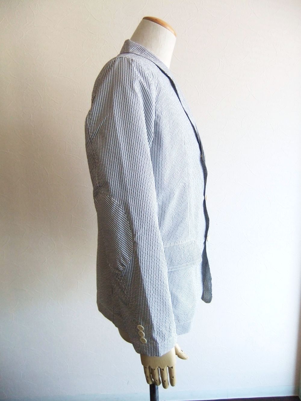 CAMBRIDGE JACKET   ストレッチ ストライプ柄 ジャケット  RSM-24076