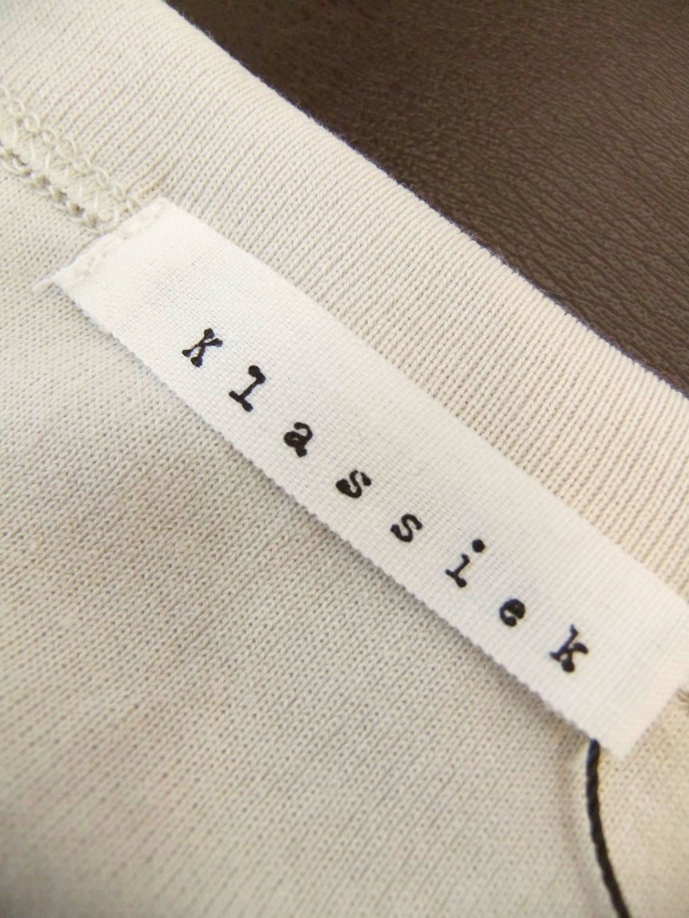 【Klassiek】 コットン ラウンド クルーネック Tシャツ    K150301M