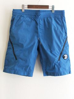Chrome-R Track Shorts  ナイロン ハーフパンツ  (ターコイズブルー)  10CMBE052A