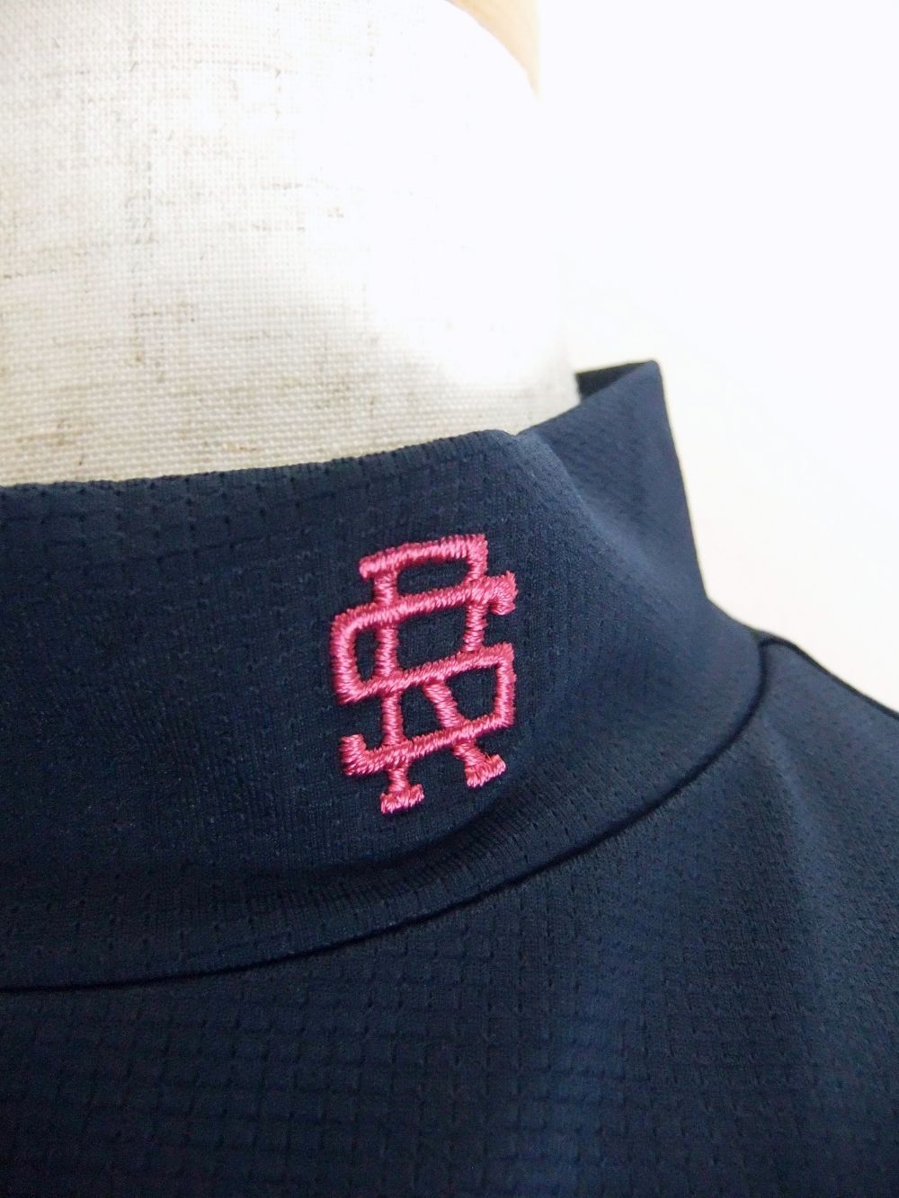【LADIES】  BIG LOGO MOCK L.S. W.  (ネイビー) ロゴモックネック   RSL-21220