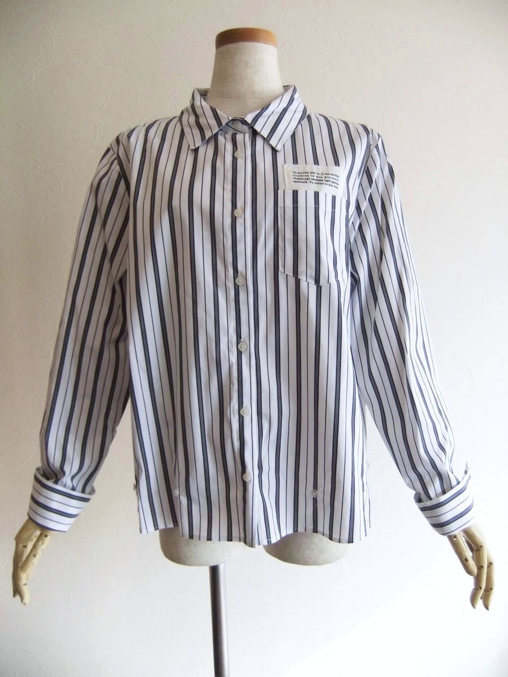 裾フリル 取り外し 3WAY ロング シャツブラウス    MMA115HEA