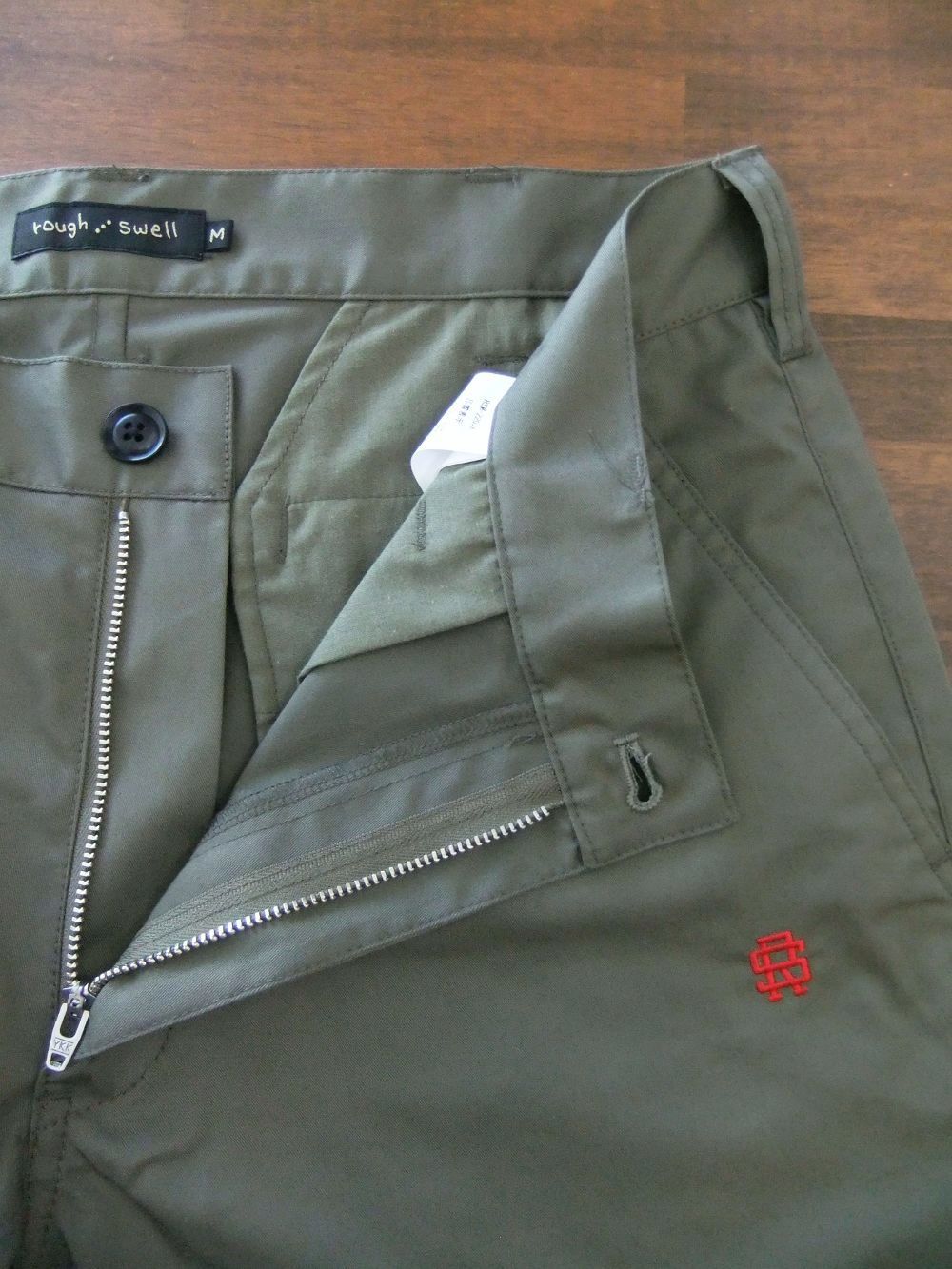 FAKE POCKET SHORTS ( オリーブ ) ストレッチツイル ハーフパンツ    RSM-22076