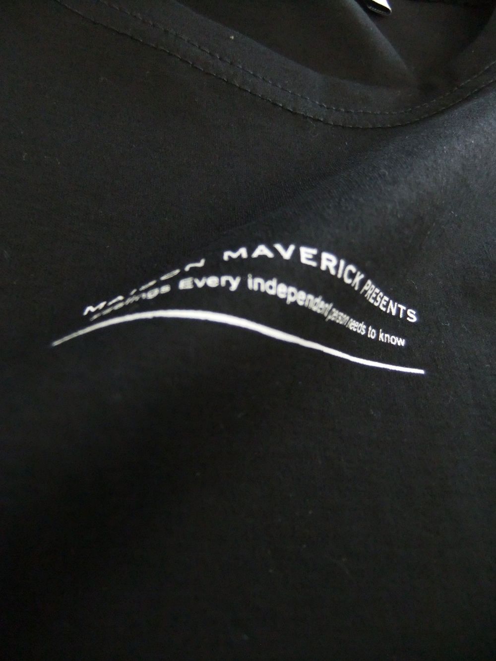 クルーネック オーガンザ レイヤード Tシャツ  (ブラック)  MM0027