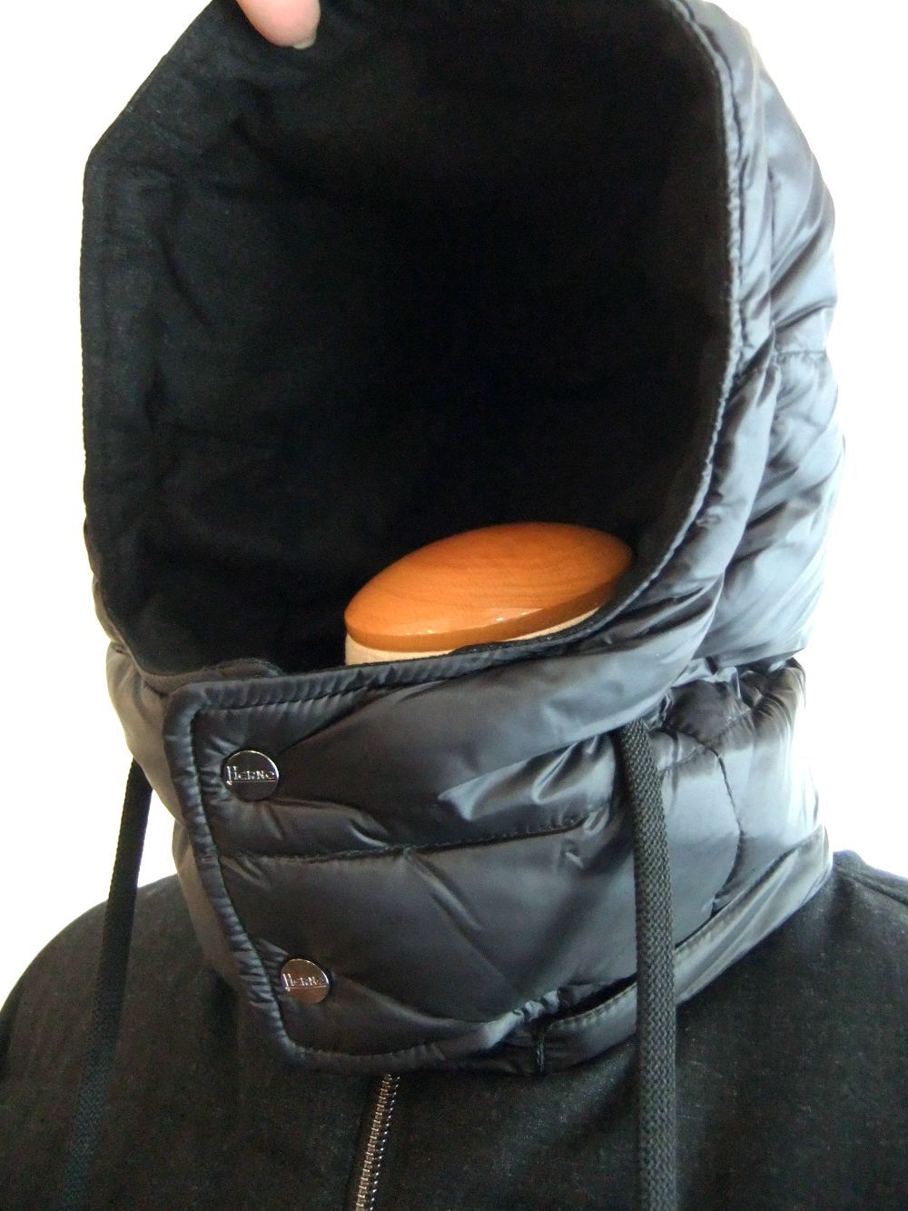 WOOL/NYLON コンビネーション ダウンブルゾン