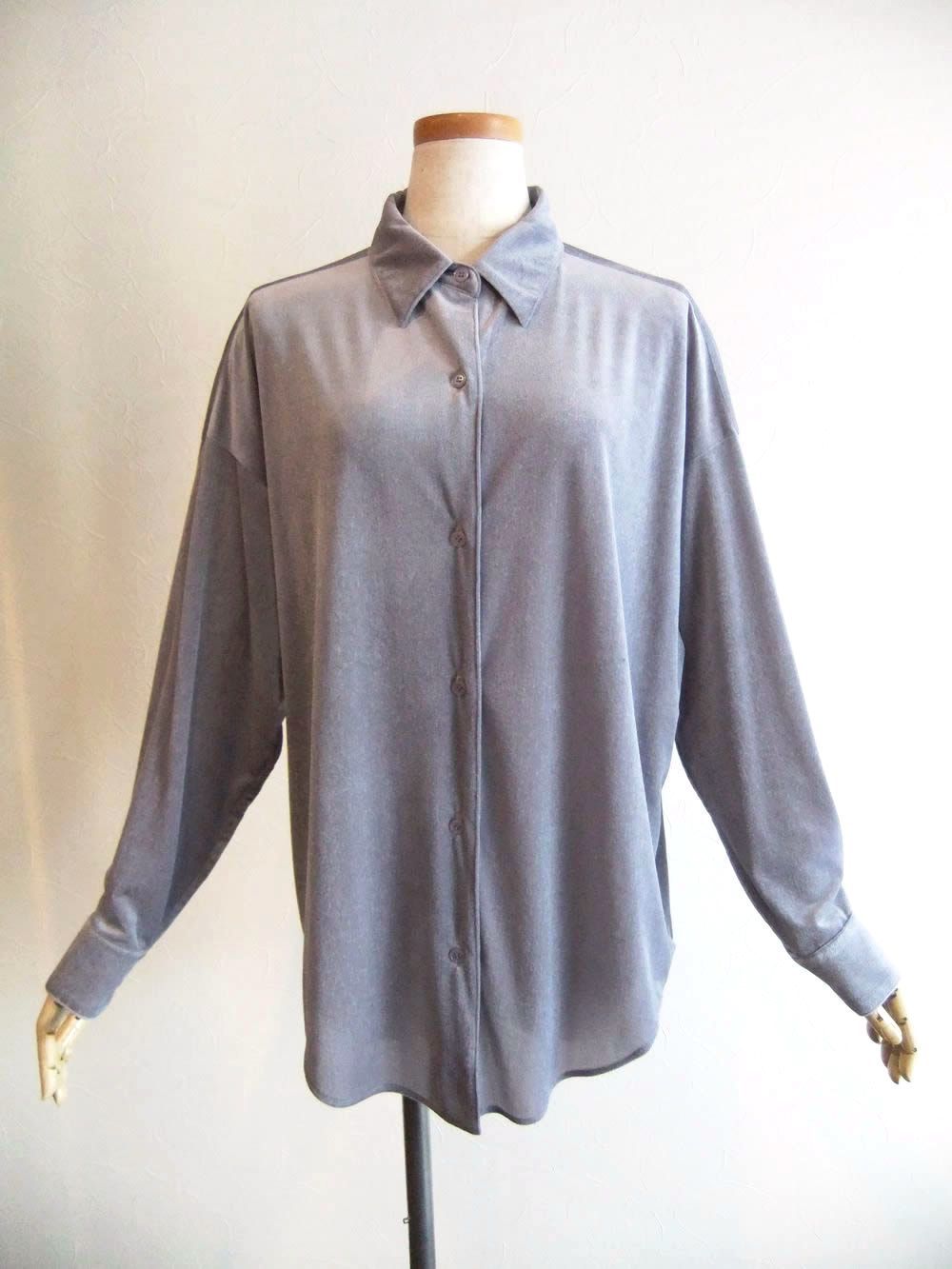 Velour Relax Shirt  ベロア リラックス シャツ   535950