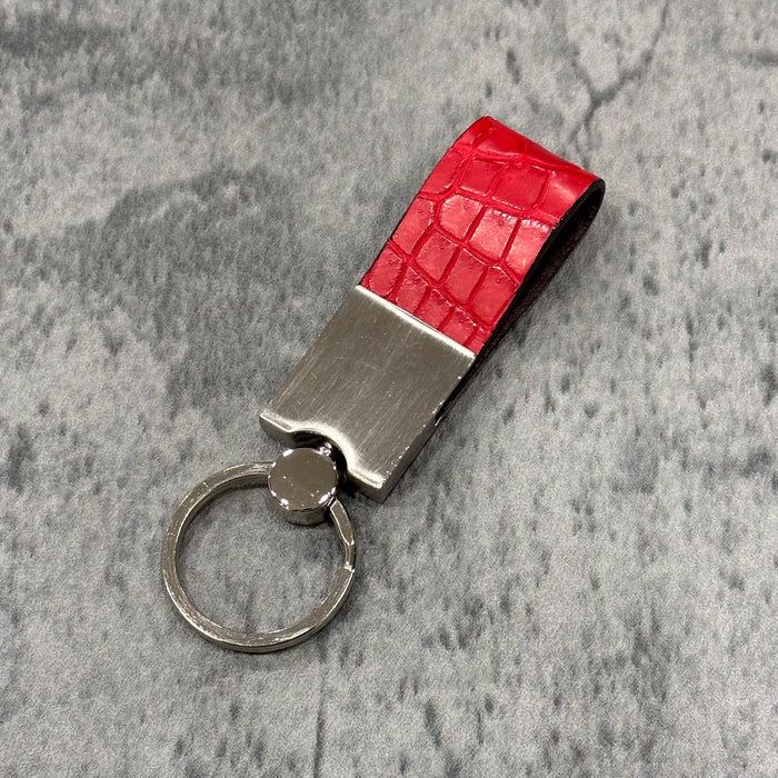 LE'SAC  クロコダイル キーホルダー  (レッド)  D283