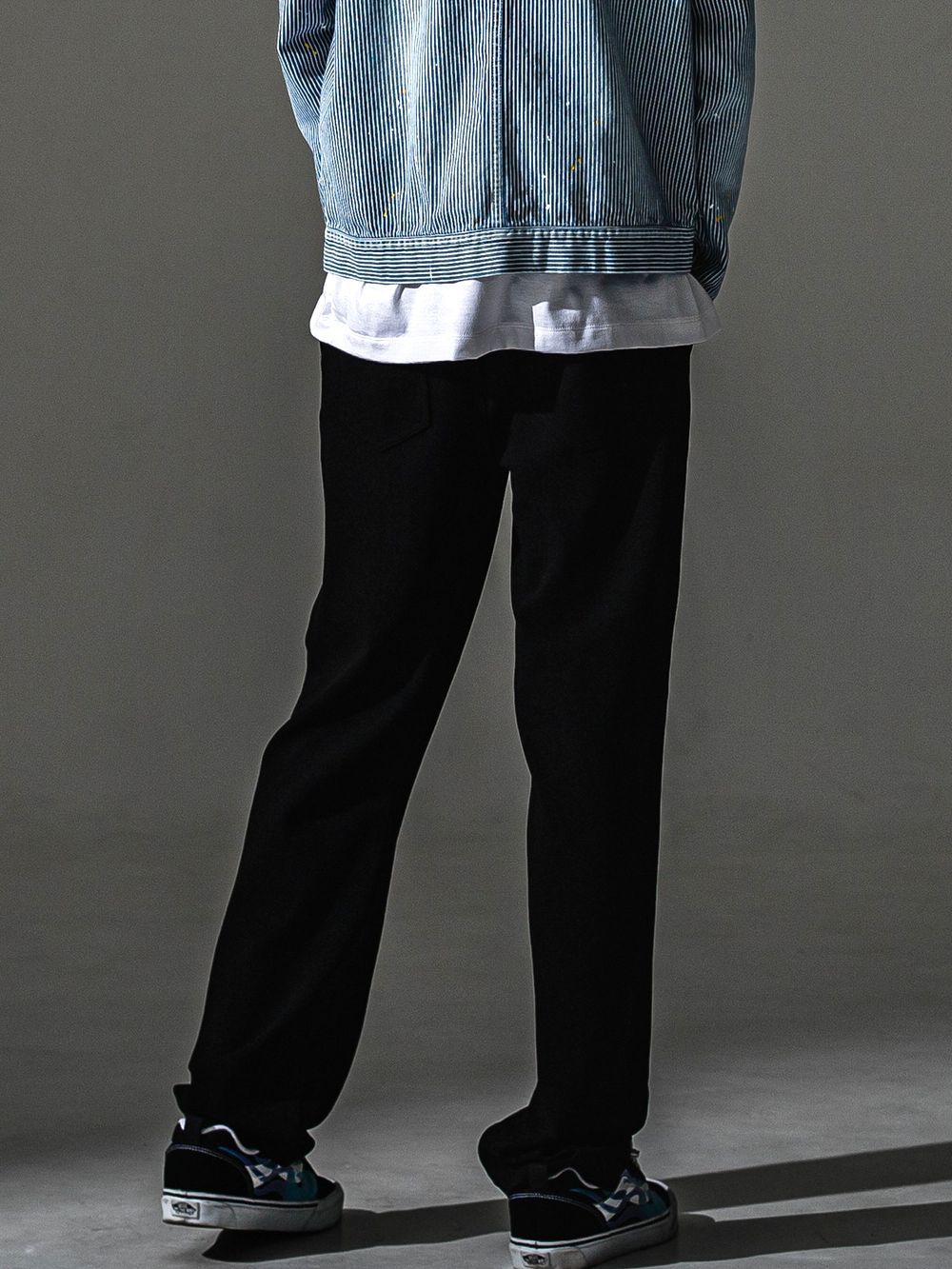 CHRIS EASY WIDE TUCK PANTS   ワイド イージーパンツ （ブラック）