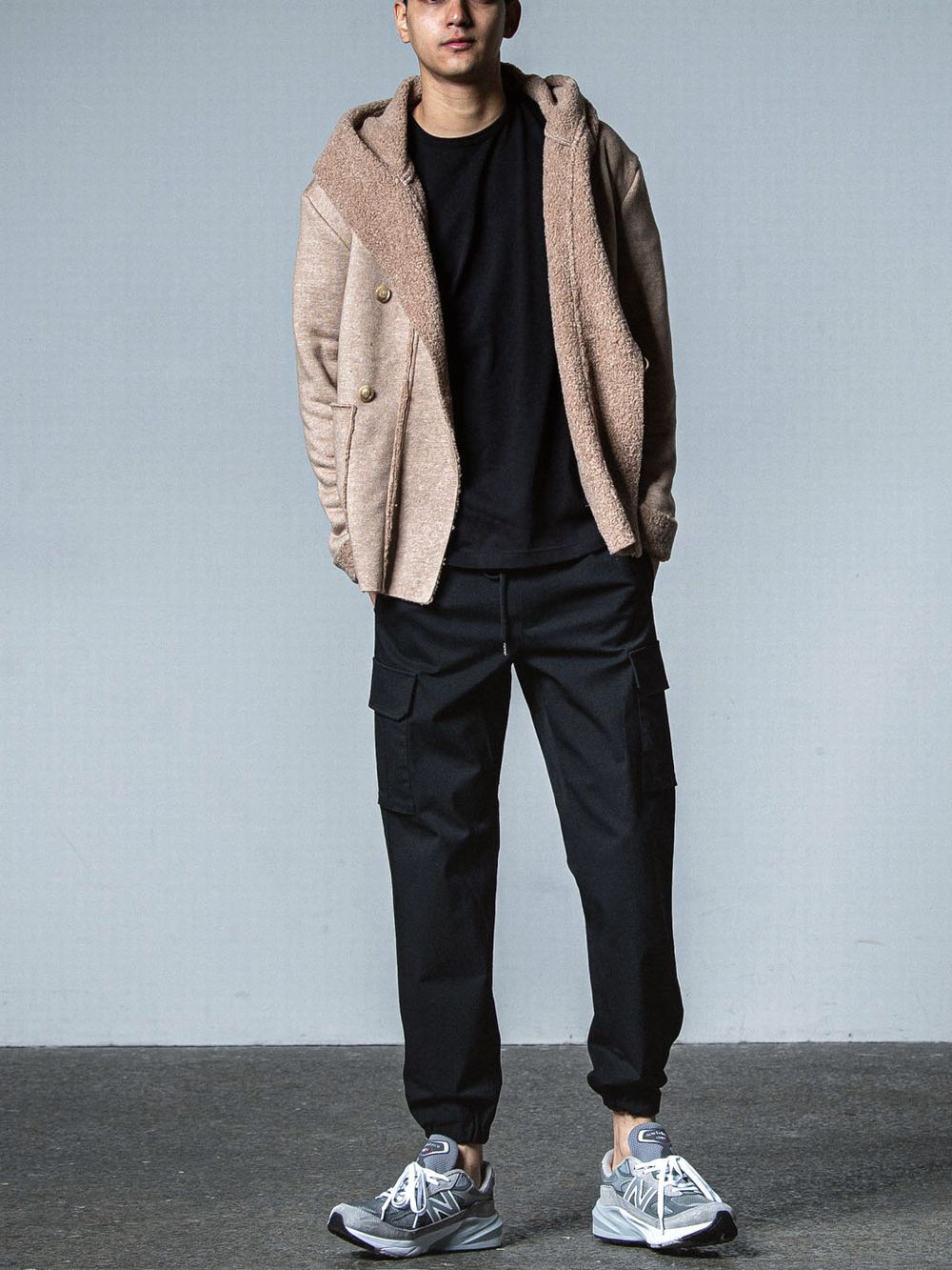 fake layered longsleave   フェイクレイヤード ロングスリーブ Tシャツ (ブラック)   RC33-T-003