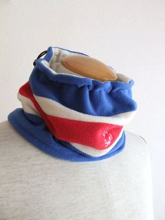 COLLEGE  NECK WARMER ( ブルー )  フリース ネックウォーマー RSA-23211