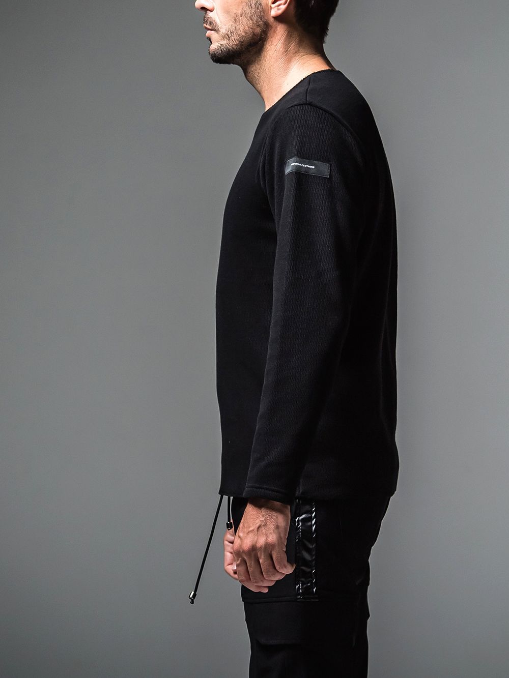 VELOURS FLEECE NEO THERMAL  (ブラック)  カットオフ ハニカム サーマル