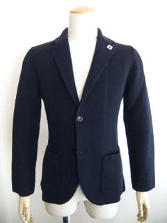 KNIT 2B JACKET  ウール ニットジャケット